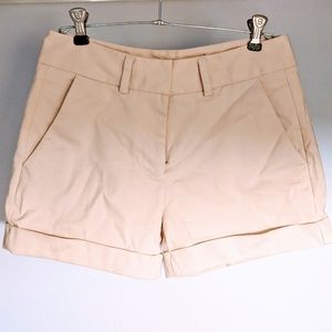 High Waisted Dress Khaki Shorts